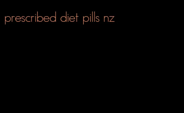 prescribed diet pills nz