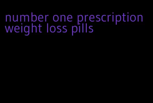 number one prescription weight loss pills