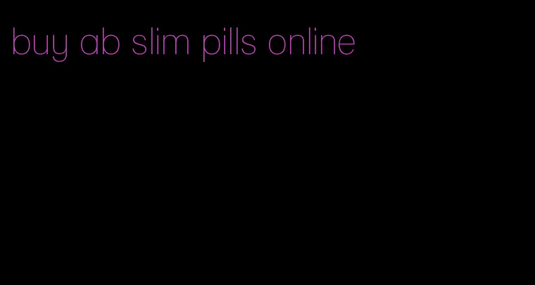 buy ab slim pills online