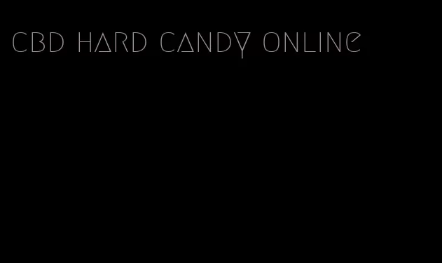 cbd hard candy online