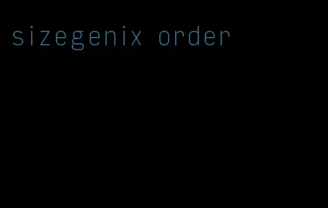 sizegenix order