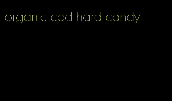 organic cbd hard candy