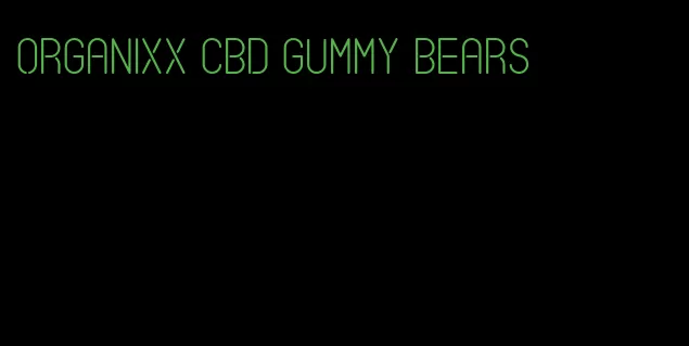 organixx cbd gummy bears