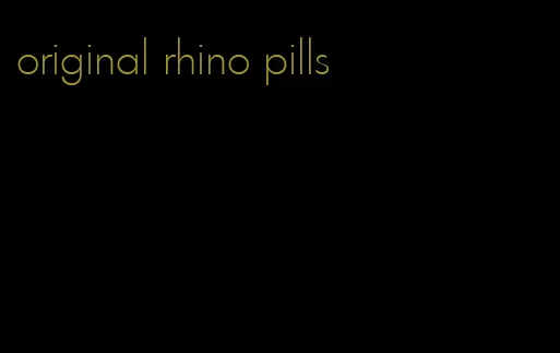 original rhino pills