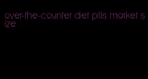 over-the-counter diet pills market size