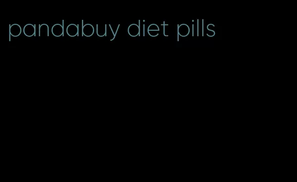 pandabuy diet pills