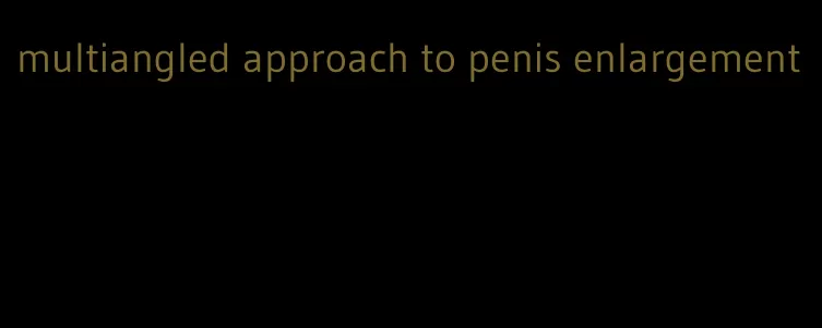 multiangled approach to penis enlargement