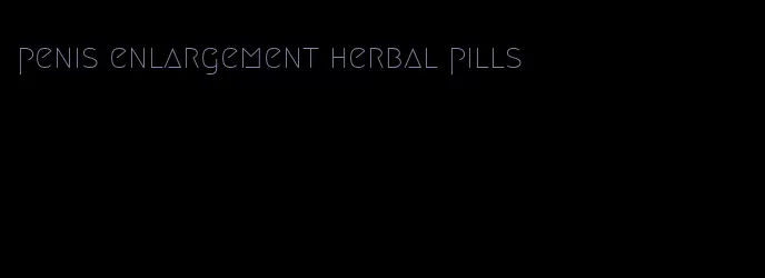 penis enlargement herbal pills