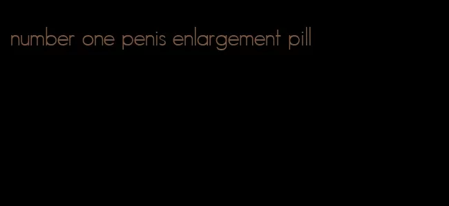 number one penis enlargement pill