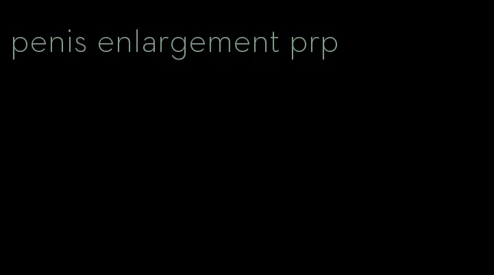 penis enlargement prp