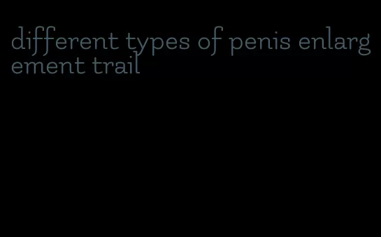 different types of penis enlargement trail