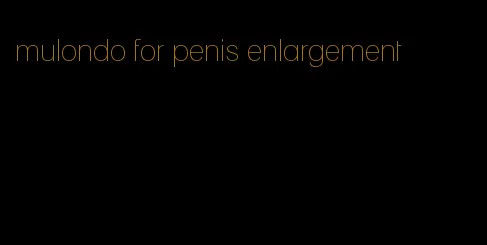 mulondo for penis enlargement