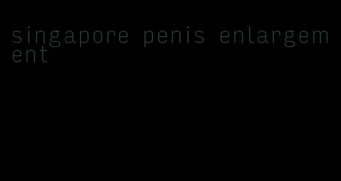 singapore penis enlargement