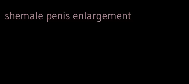 shemale penis enlargement