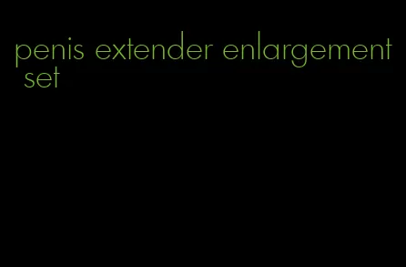 penis extender enlargement set