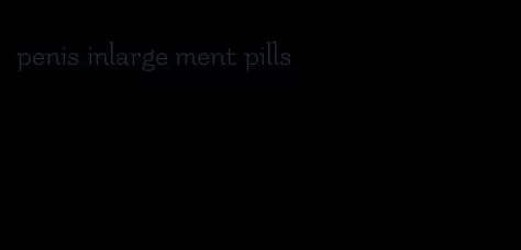 penis inlarge ment pills