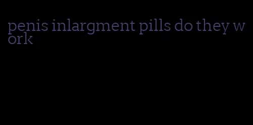 penis inlargment pills do they work