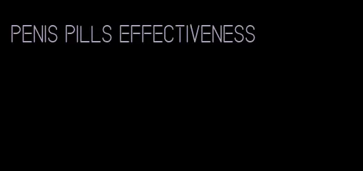 penis pills effectiveness