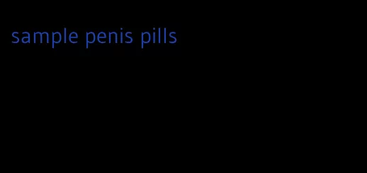 sample penis pills