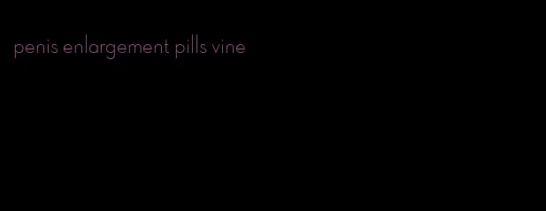 penis enlargement pills vine