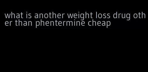 what is another weight loss drug other than phentermine cheap