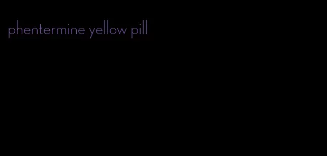 phentermine yellow pill