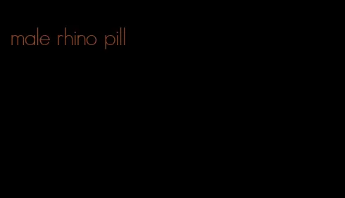 male rhino pill