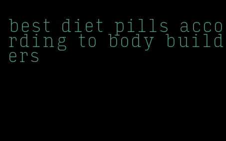 best diet pills according to body builders