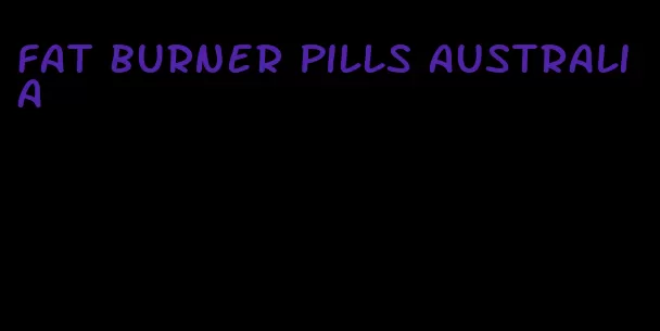 fat burner pills australia