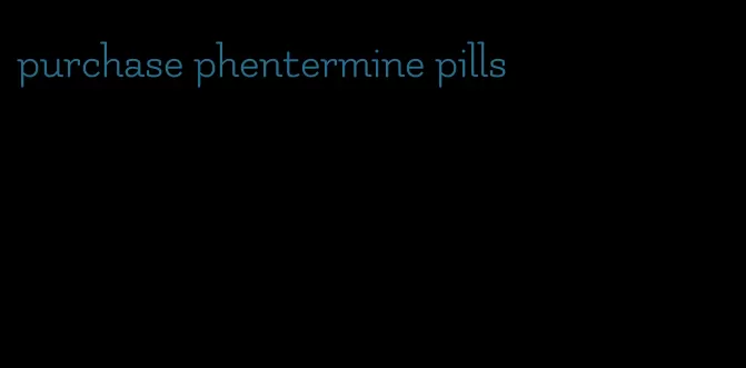 purchase phentermine pills