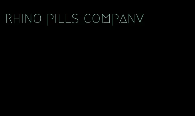 rhino pills company