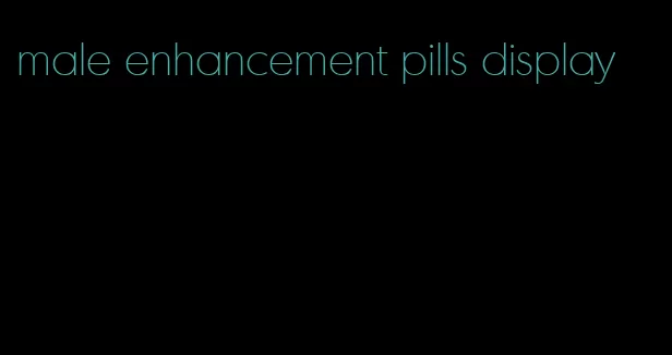 male enhancement pills display