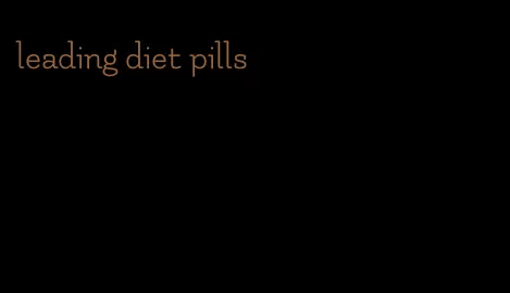 leading diet pills