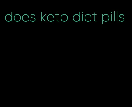 does keto diet pills