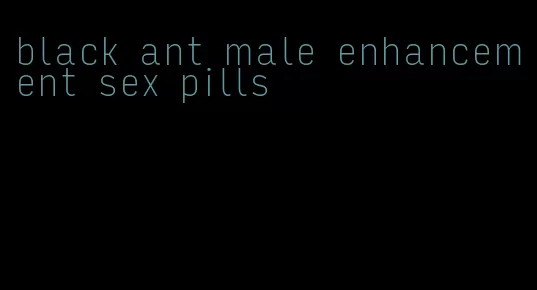 black ant male enhancement sex pills