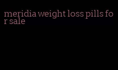 meridia weight loss pills for sale