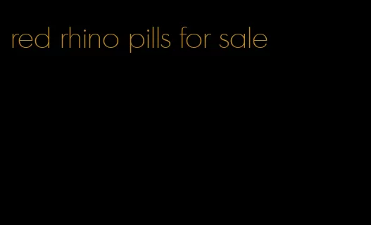 red rhino pills for sale