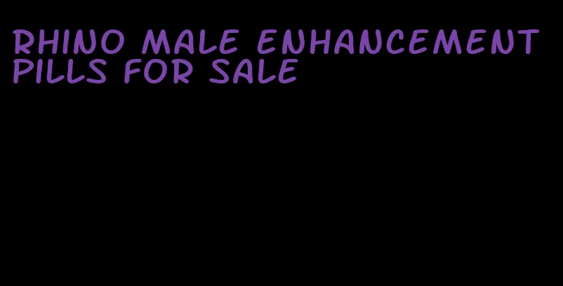 rhino male enhancement pills for sale