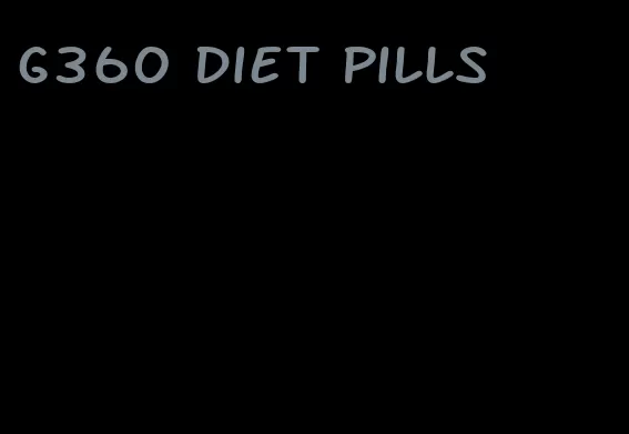 g360 diet pills