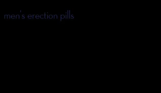 men's erection pills