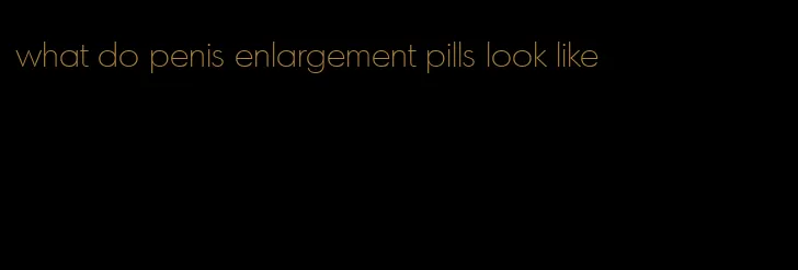 what do penis enlargement pills look like