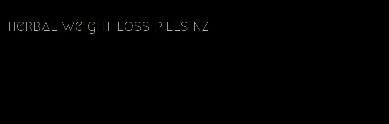 herbal weight loss pills nz