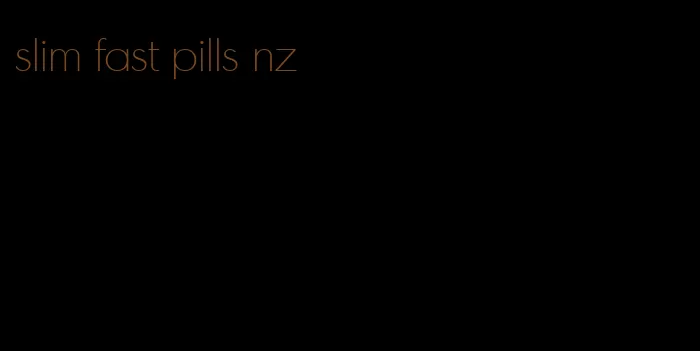 slim fast pills nz