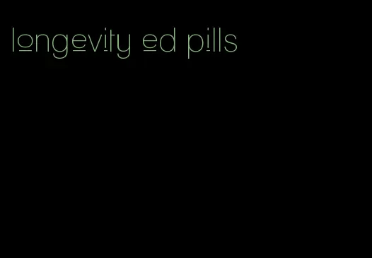 longevity ed pills