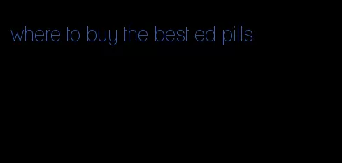 where to buy the best ed pills