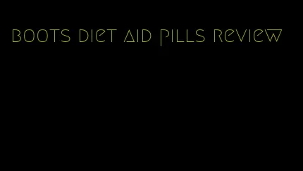 boots diet aid pills review