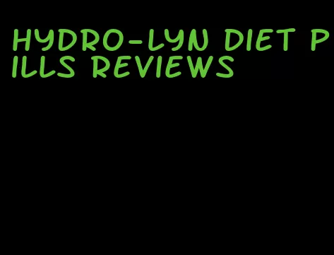 hydro-lyn diet pills reviews