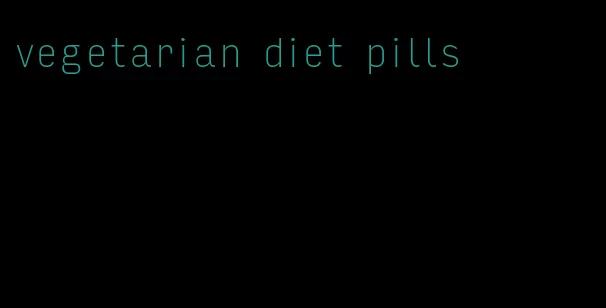 vegetarian diet pills