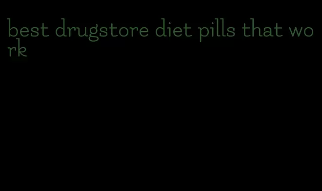 best drugstore diet pills that work