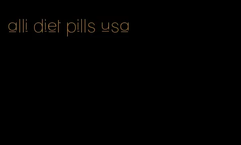 alli diet pills usa